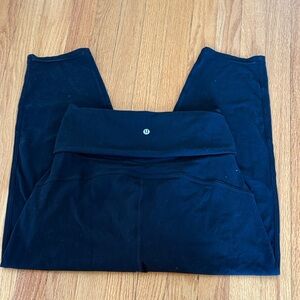 Lululemon Foldover waist Align cropped pants size 6